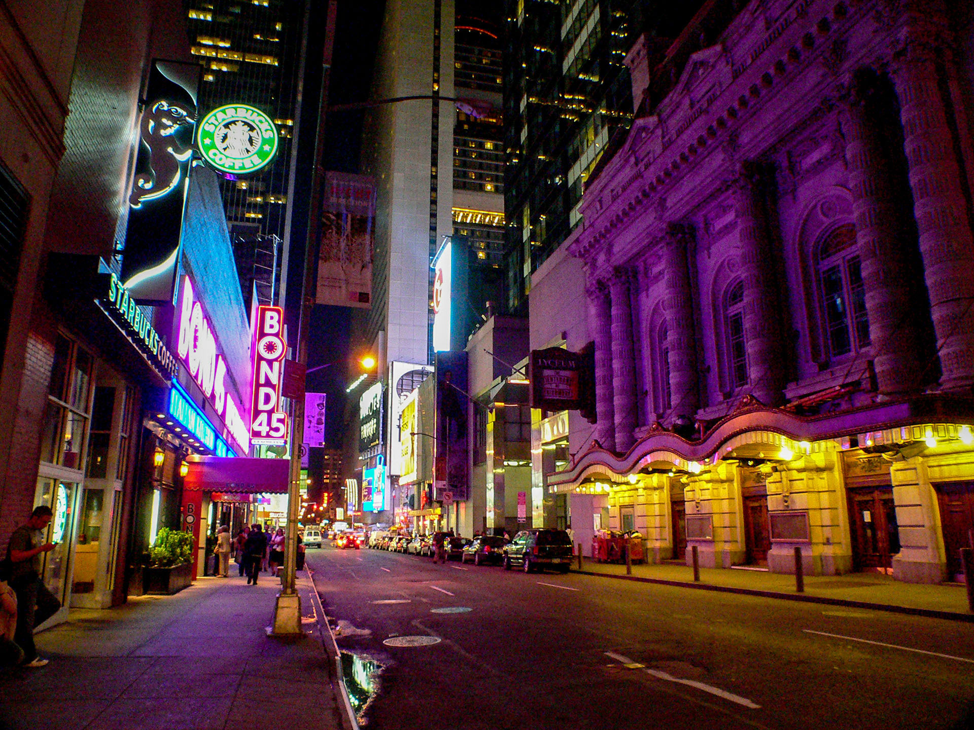 Times Square in der Nacht