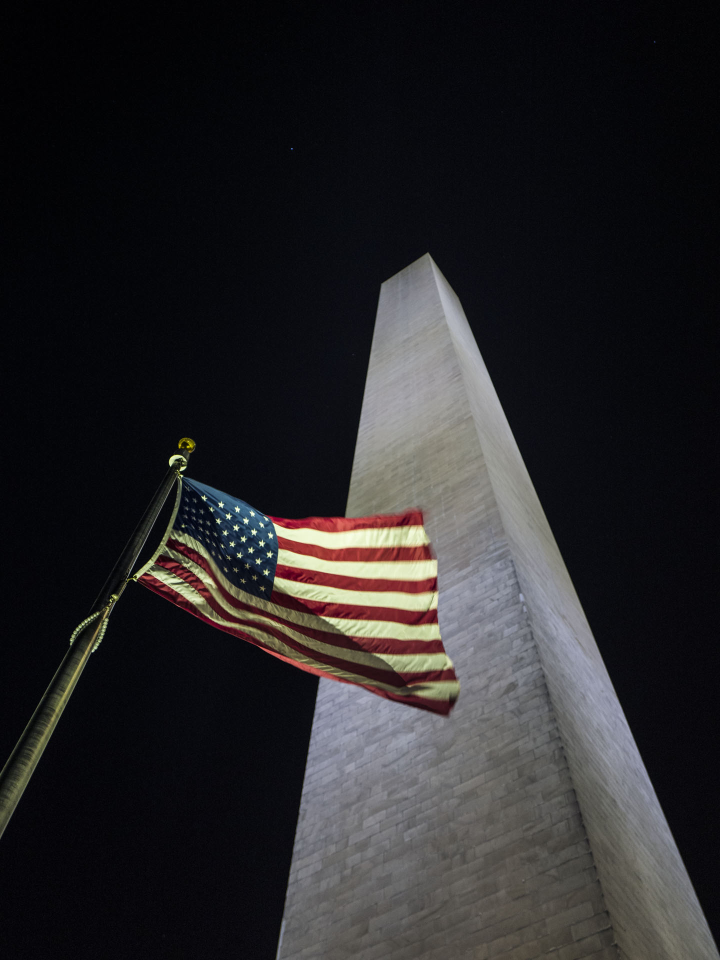 Washington Monument in der Nacht