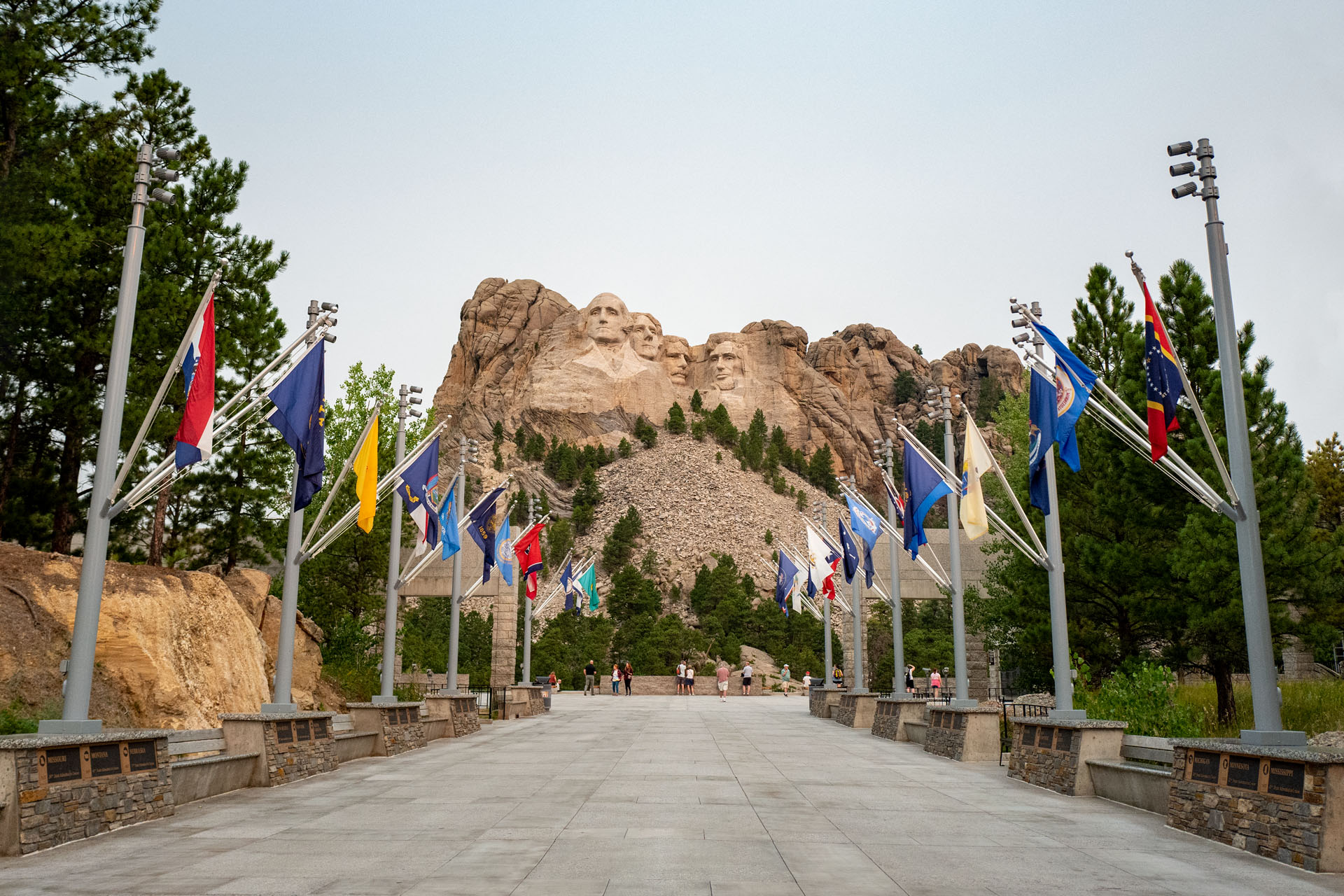 Allee der Flaggen - Mount Rushmore