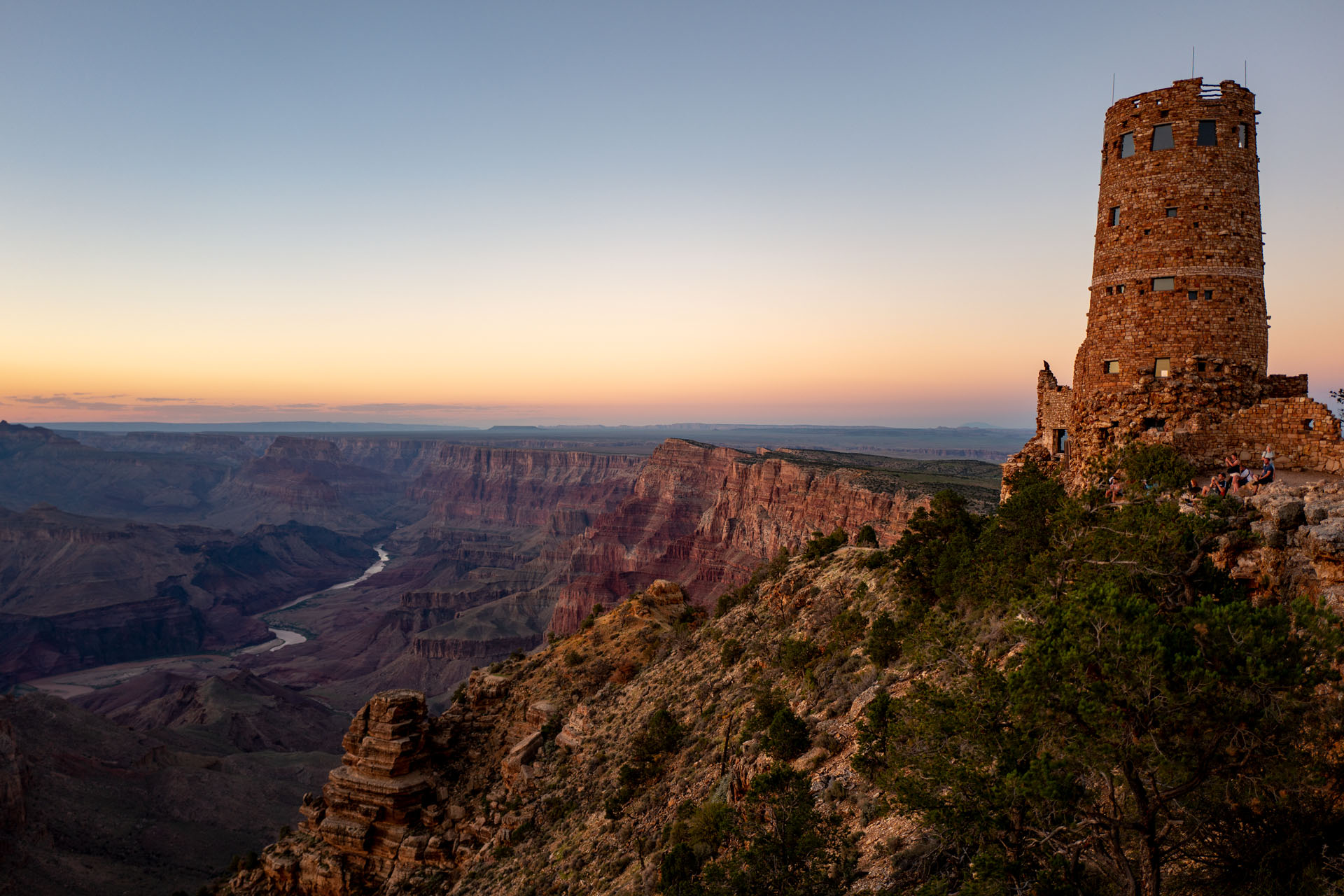 Der 'Desert Watch Tower' am Grand Canyon