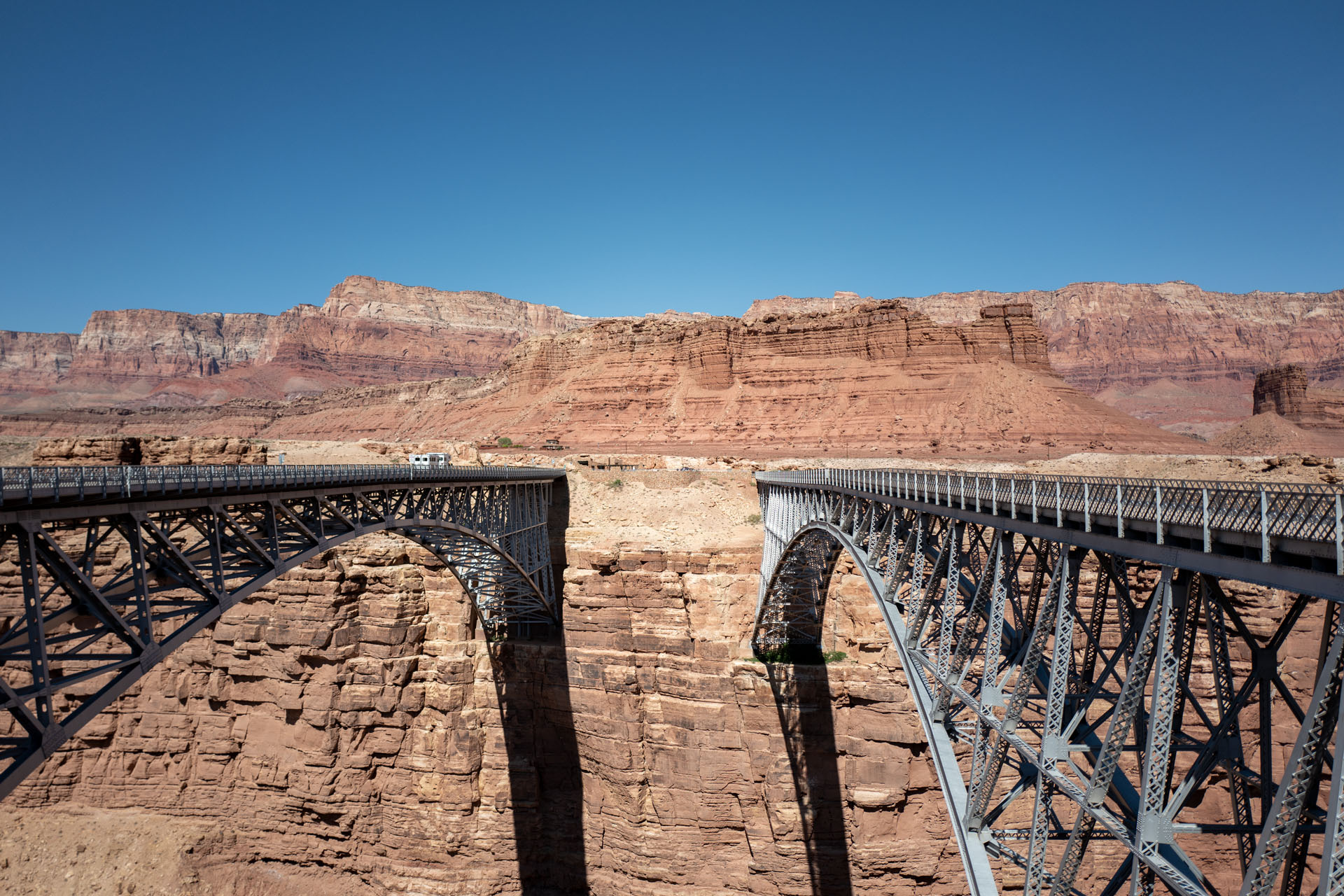 Navajo Bridge over the Marble Canyon