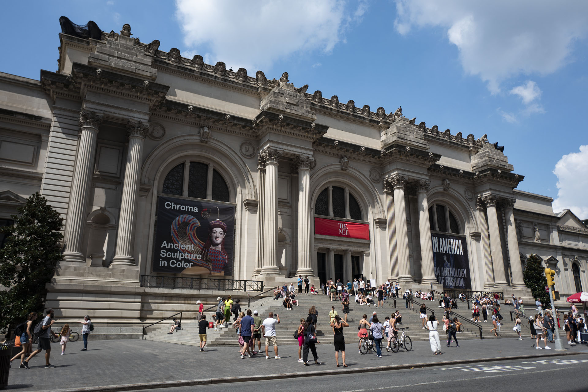 Außenansicht des Metropolitan Museums in New York