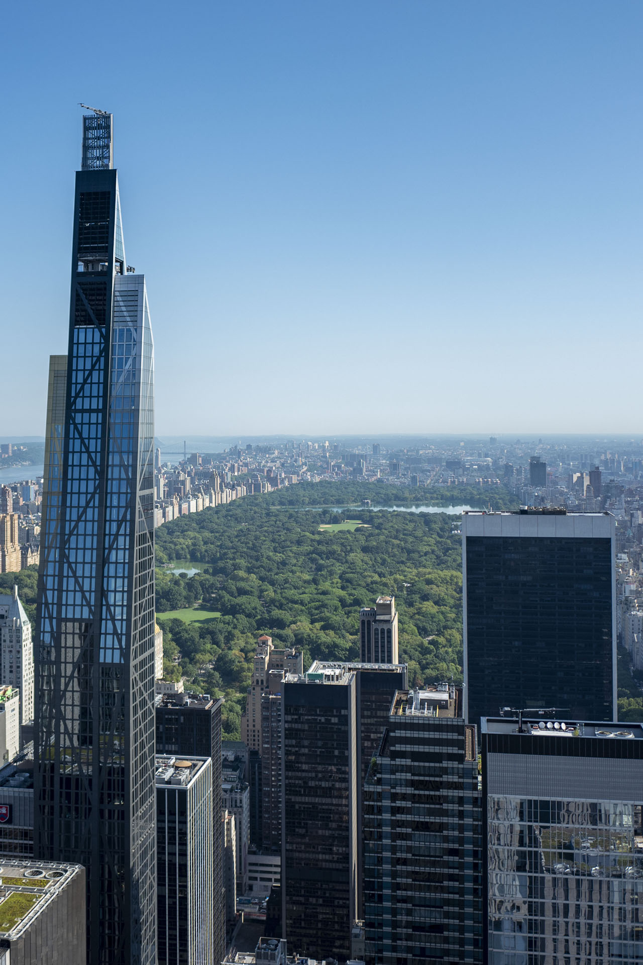 Blick auf den Central Park vom Rockefeller Center