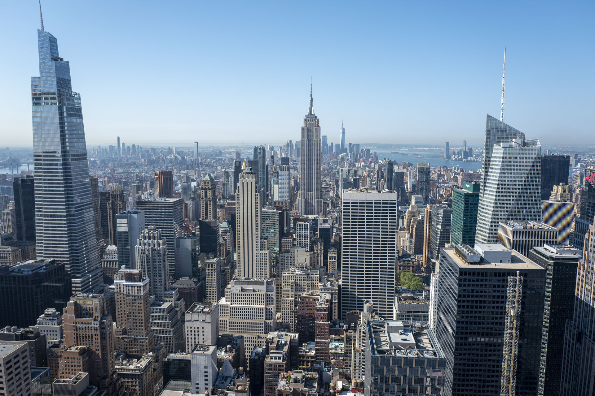 Rockefeller Center: view over Manhattan (Top of the Rock)