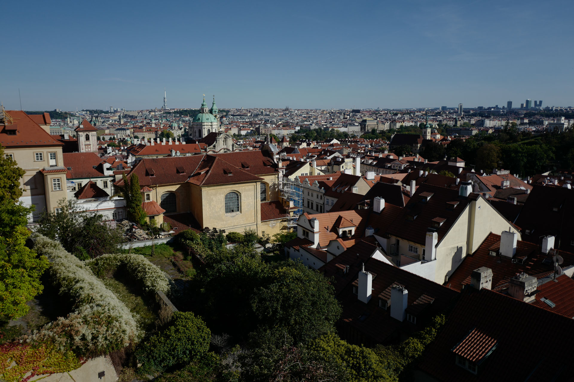 Prague Caslte - view over the city