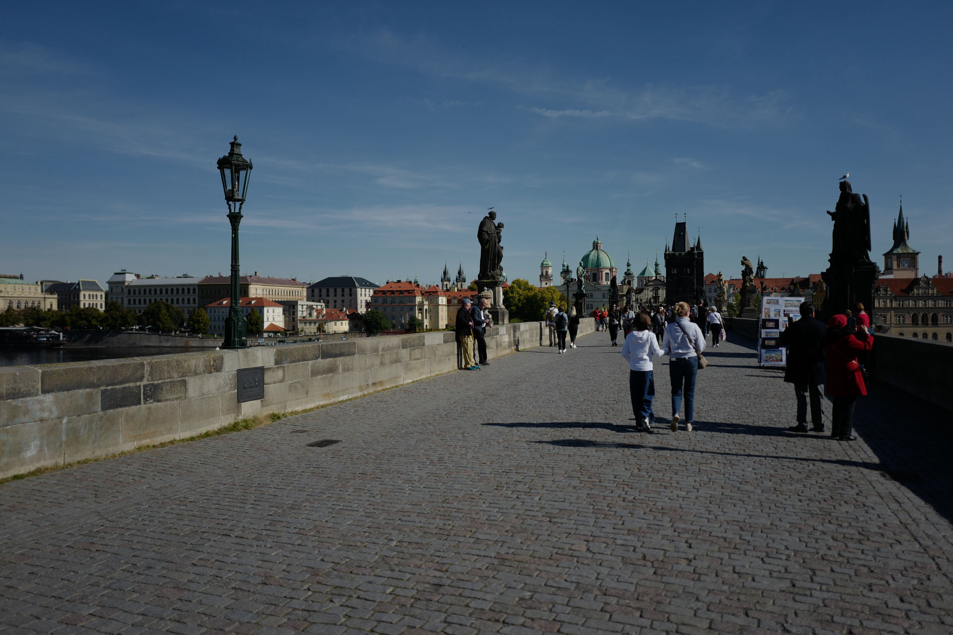 Prag - auf der Karlsbrücke