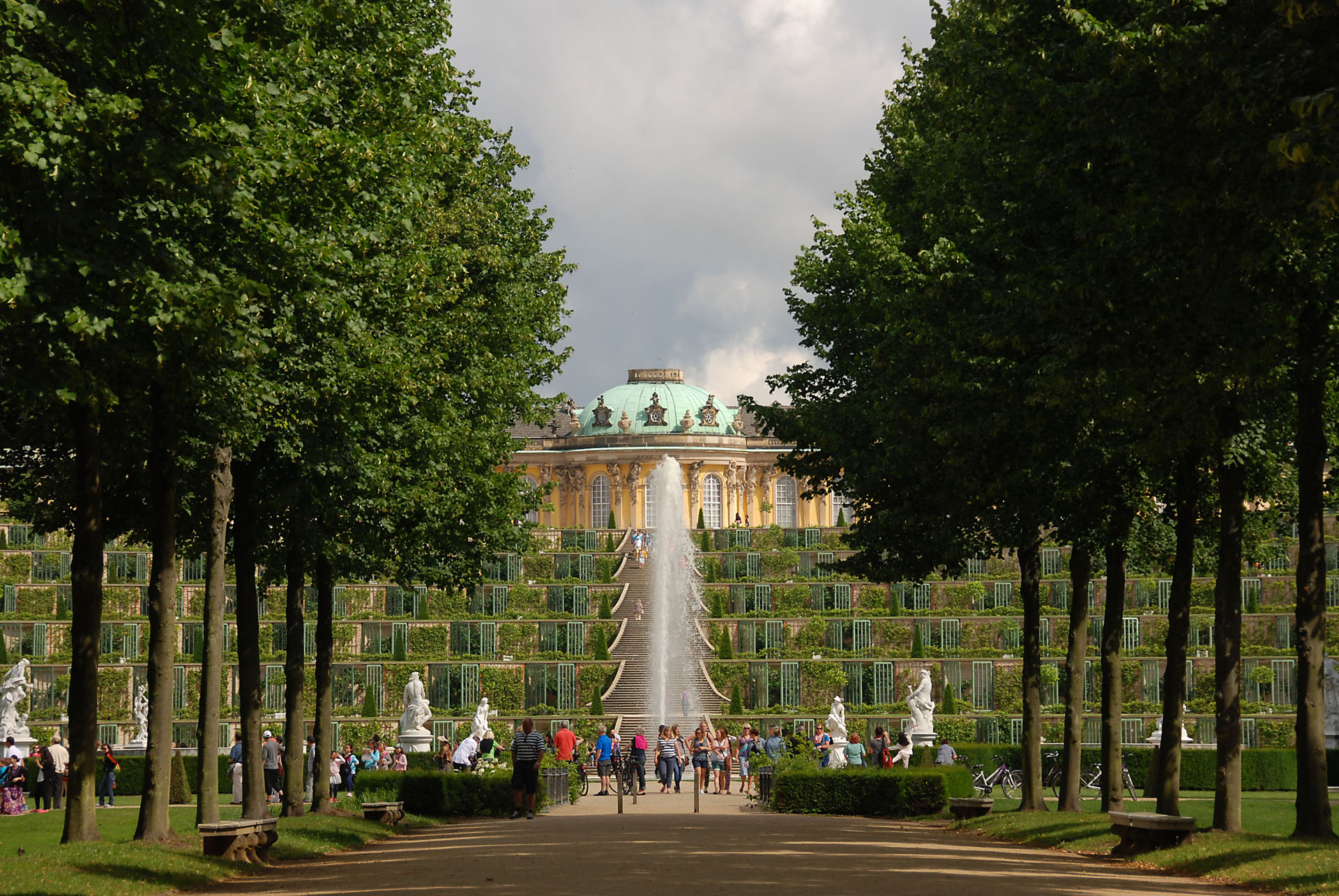 Weinbergterrassen im Park von Schloss Sanssouci